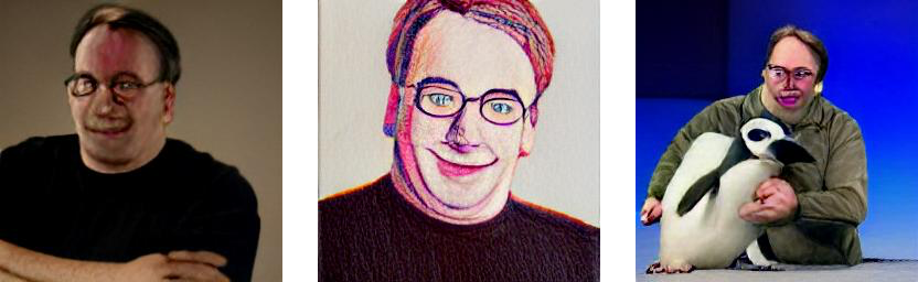 Linus Torvalds rendered by Craiyon